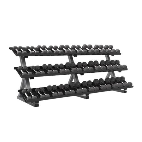 Freemotion Racks Hex Dumbbell Rack (Flat, 8')